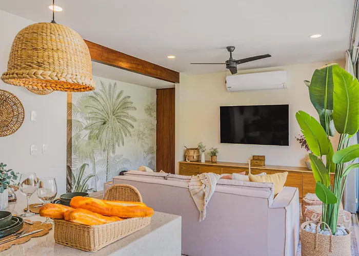 2 Bedroom Bliss Stunning Rooftop Gym Osmosis Desk Apartment Tulum